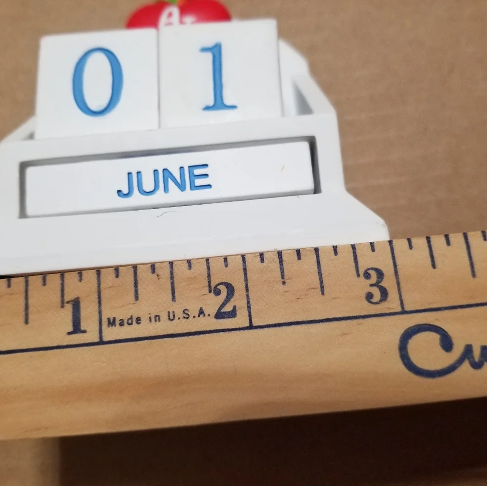 Hallmark Block Calendar for Teacher gift, desktop perpetual desk calendar